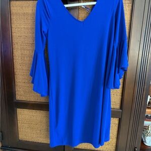 Haani Royal Blue Long Sleeve Dress